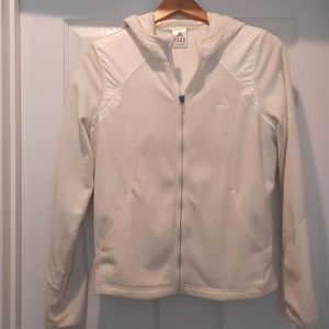 Adidas Womens Medium zip front lightweight fleece jacket